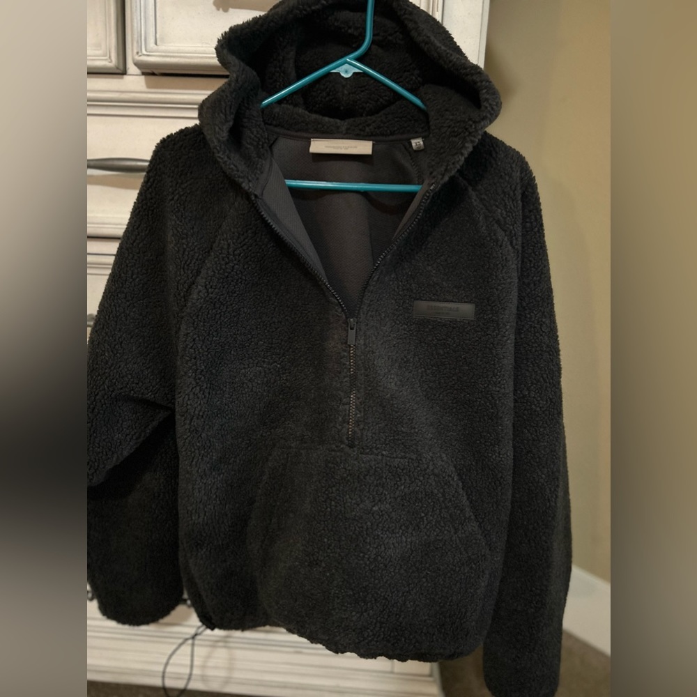 Essential Fear of God fleece hoodie- never worn